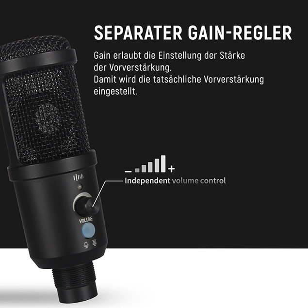 MyStudio Podcast Gain-Regler