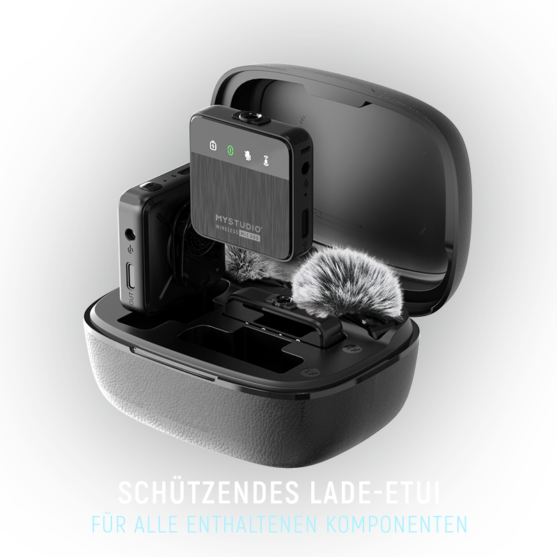 MyStudio Wireless MIC DUO Lade-Etui